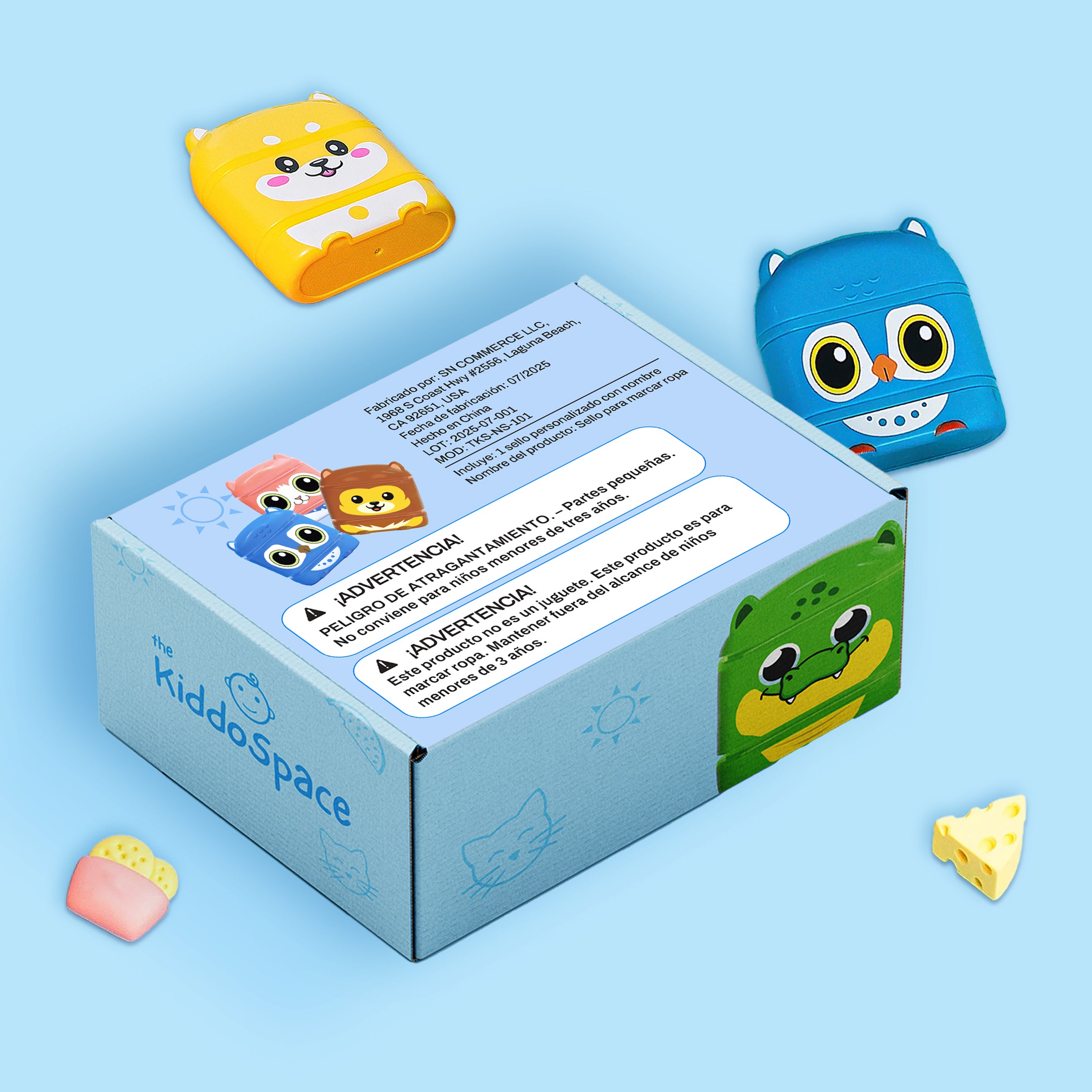 KiddoSello™ - Sello de nombre personalizado